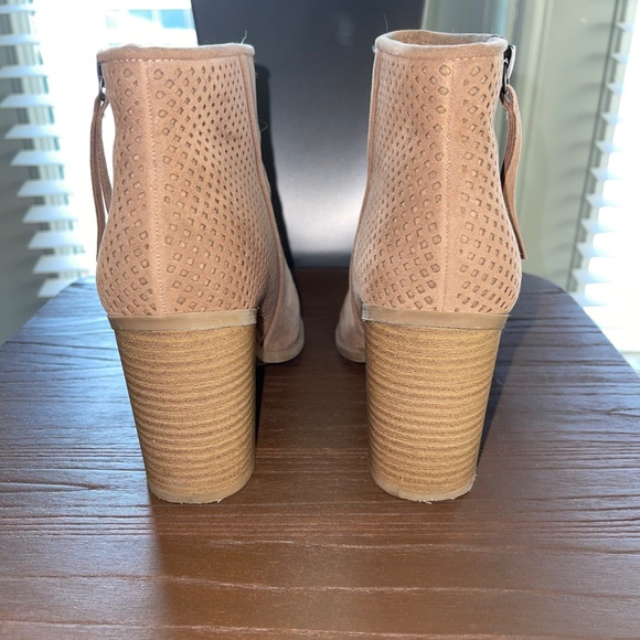 Tan Wedge Booties - Picture 3 of 3